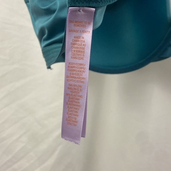 Savage X Fenty Rhianna Greenish Blue 40DDD Bra - Picture 11 of 13